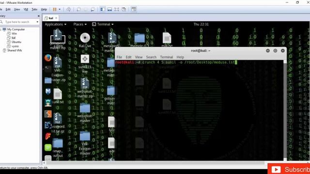 complete ethical hacking and kali linux training #10 Password Attack Tool - Medusa смотреть онлайн