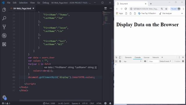 JSON Tutorial for Beginners Step by Step[1] смотреть онлайн