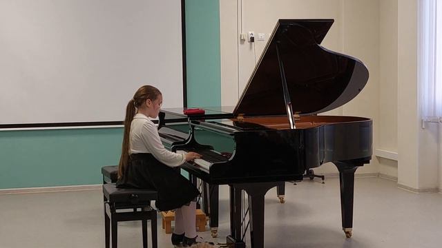 Калинка- малинка. Зачёт по фортепиано, Бижонова Елена 4 класс. г.Клин. КДШИ. смотреть онлайн