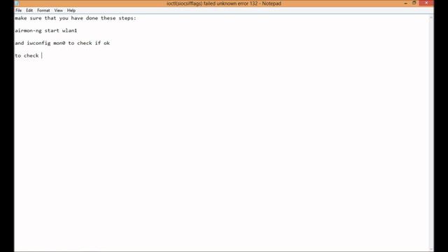ioctlsiocsifflags failed unknown error 132 смотреть онлайн