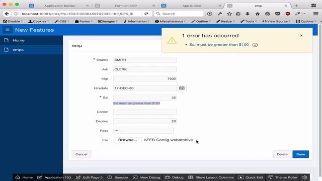 APEX 5.1 - Submitting Pages & Page Validation смотреть онлайн