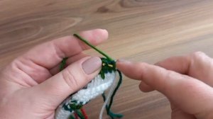 Тапочки тунисским вязанием ??Часть 1. Вяжем мысок ряд за рядом?