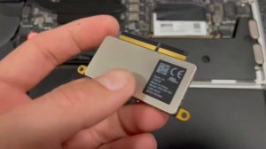 MacBook Pro 13 A1708 2017 замена SSD накопителя на 1 TB