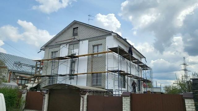 Отделка фасада дома по технологии 