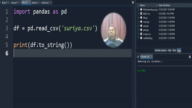How to import *.csv file using pandas in Machine Learning? смотреть онлайн