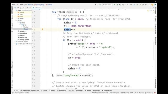 Applying the Java Volatile Type Qualifier to Coordinate Multiple Threads in a Concurrent Program смотреть онлайн