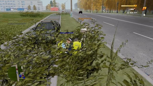 ДПС СПРЯТАЛИ КАМЕРУ В КУСТАХ И ШТРАФУЮТ ВОДИТЕЛЕЙ | CRMP смотреть онлайн