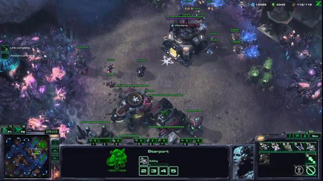 Starcraft 2 - multiplayer Terran pro guide part 2 смотреть онлайн
