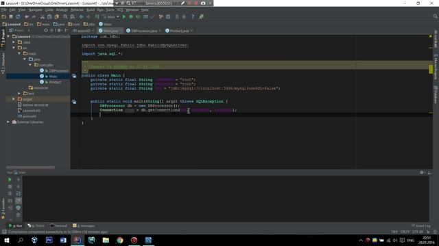 Java. Работа с данными из таблицы в Java (ResultSet, MySQL, JDBC) Урок 6 смотреть онлайн