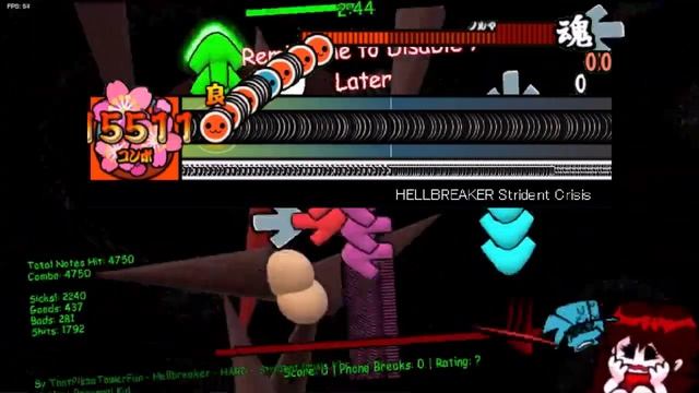 【太鼓さん次郎】 Hellbreaker 【FNF】 смотреть онлайн