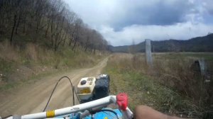 Покатушки на мотоблоке по пгт.Смоляниново за папоротником.