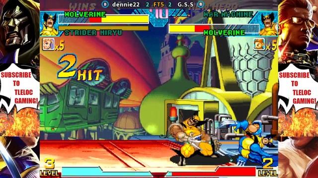 Marvel vs Capcom G.S.S. vs DENNIE (FT5) смотреть онлайн