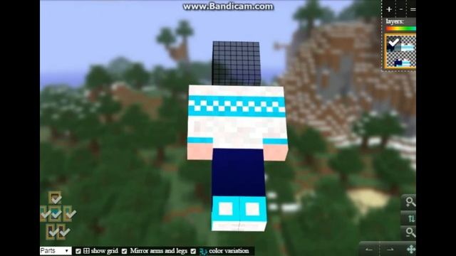Делаем Зимний скин на Novaskin Skin Editior ссылка на скин в описании