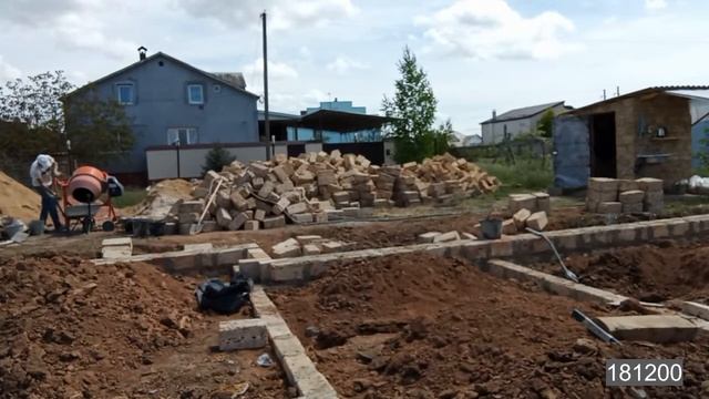 Легкий фундамент под перегородки смотреть онлайн