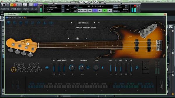 Ample Sound "Fender Jaco Fretless Bass" ABJF