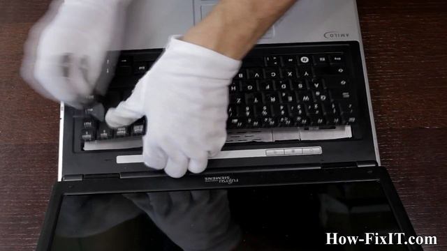 How to replace keyboard on Fujitsu Siemens Amilo Pi 2530, 2540 laptop смотреть онлайн