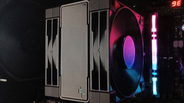 Работа вентилятора кулера AK400 ZERO DARK PLUS скорость вращения 1642 rpm смотреть онлайн