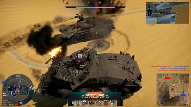 War Thunder TAM vs T-72 AV (TURMS-T) Short Fight смотреть онлайн