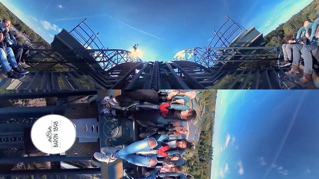 360° onride Baron 1898 - Efteling смотреть онлайн