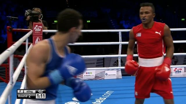 Final (60kg) ALVAREZ ESTRADA Lazaro (Cuba) vs OUMIHA Sofiane (France) смотреть онлайн