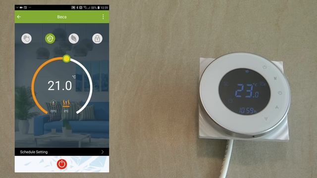 Beca Boiler Thermostat with Wifi смотреть онлайн