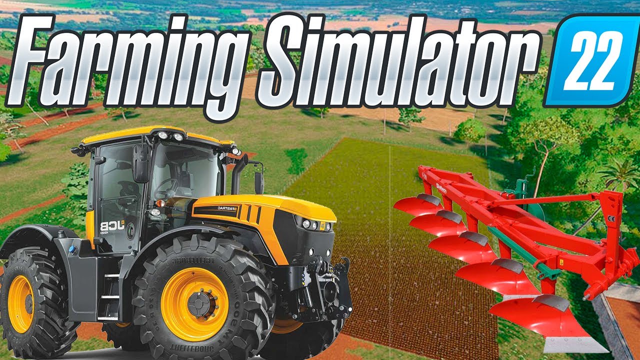 Вспашка плугом в симуляторе фермы. Farming simulator 22 #3. КООП. смотреть онлайн