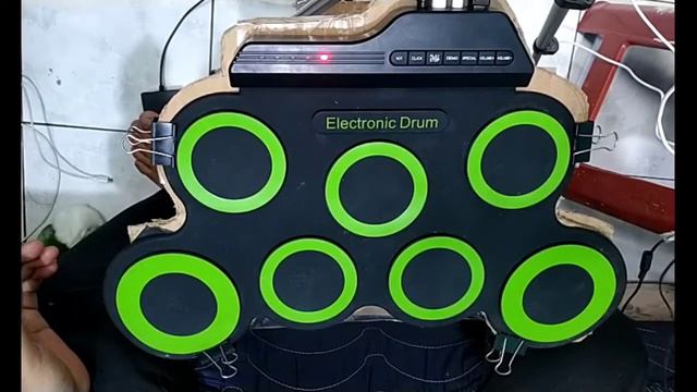 Riview drum gulung(roll up drum kit) Ammoon G3002 | Drum Murah 300 ribuan смотреть онлайн