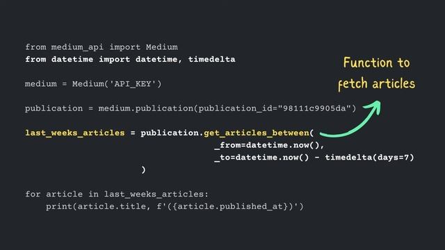 Medium API: Get Posts | User Articles, Publication Articles & Top Feeds | Python SDK Tutorial смотреть онлайн