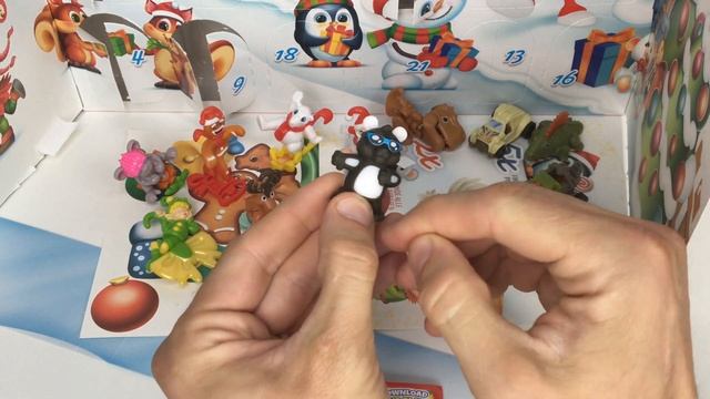 Рождественский Календарь Киндер Сюрприз из Австрии 2023/2024 Вся Коллекция, 24 Киндера смотреть онлайн