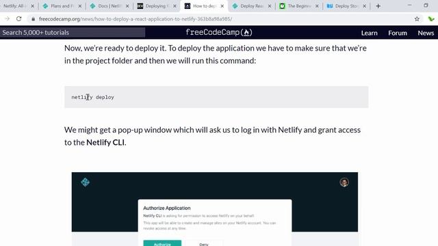 Introduction to Netlify | React Tutorial смотреть онлайн