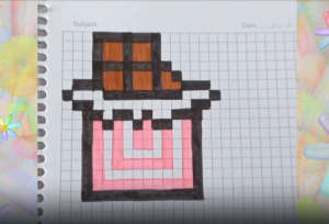 Рисуем Шоколадку по клеткам