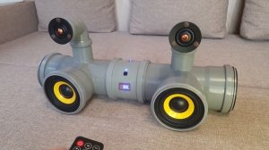 Самодельная Bluetooth-колонка 100 Вт из канализационных труб