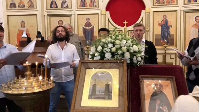Елисаветинский храм / Опалиха / Душевное пение хора смотреть онлайн