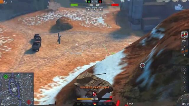 World of Tanks Blitz Flying Tank Glitch!! смотреть онлайн