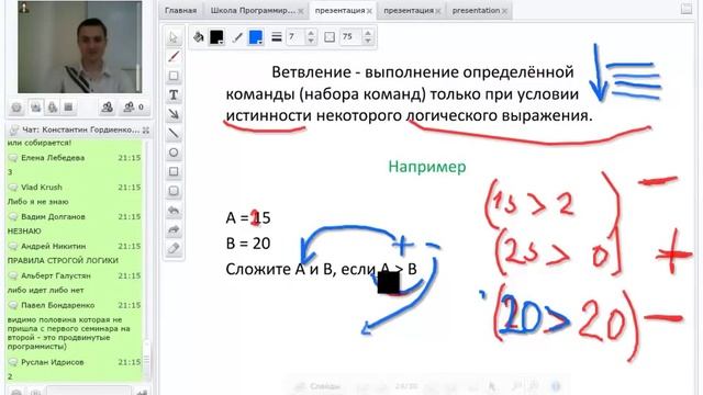 Программирование с нуля от ШП - Школы программирования Урок 4 Часть 1 Овсяницкая курс Курсы 1с Курс смотреть онлайн