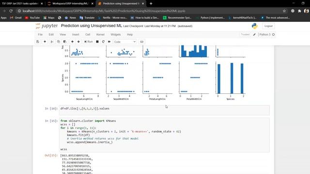 To Explore Unsupervised Machine Learning. The Sparks Foundation смотреть онлайн