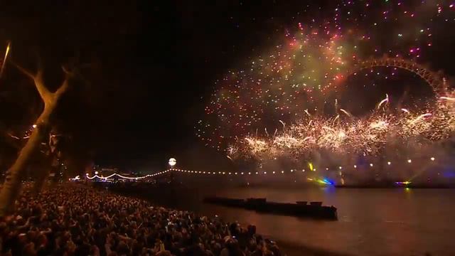 Новый год 2016-2017 Лондон фейерверк!!! смотреть онлайн