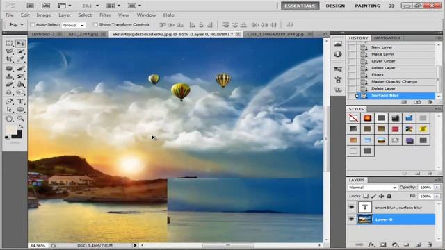 الدرس الحادي عشر فلتر و الألوان - 11th lesson in Photoshop CS5 смотреть онлайн