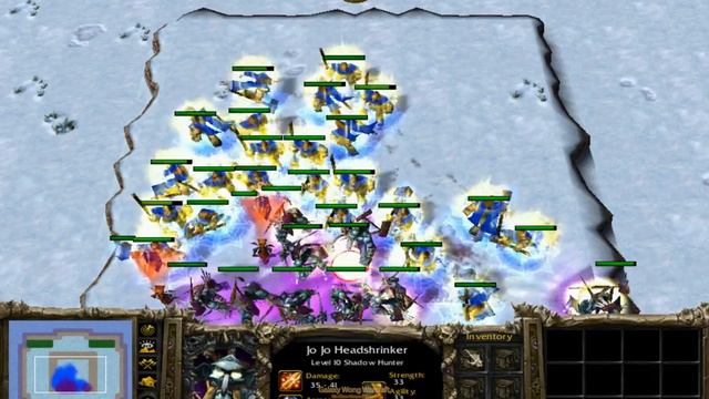 (R16H) 25 Lich vs 25 Paladin vs 25 Shadow Hunter vs 25 Dreadlord (Lv10 With Skills) 1080p смотреть онлайн