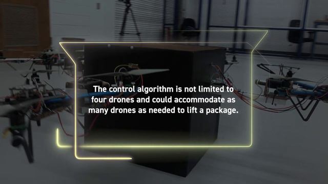 Small drones work together to lift and deliver packages смотреть онлайн