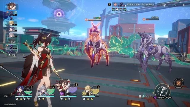 E0 Seele & E3 Sampo | 1.3 Memory of Chaos 10 3 Stars | Honkai: Star Rail смотреть онлайн