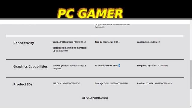 PC GAMER RYZEN 3 3200G VEGA 8 OU PC GAMER RYZEN 3 4350G VEGA 6 QUAL MELHOR? смотреть онлайн