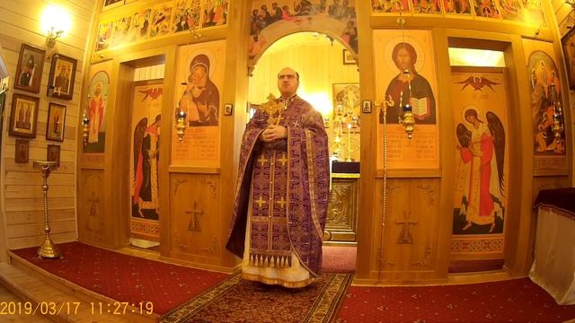 Проповедь 17 марта. Торжество Православия смотреть онлайн