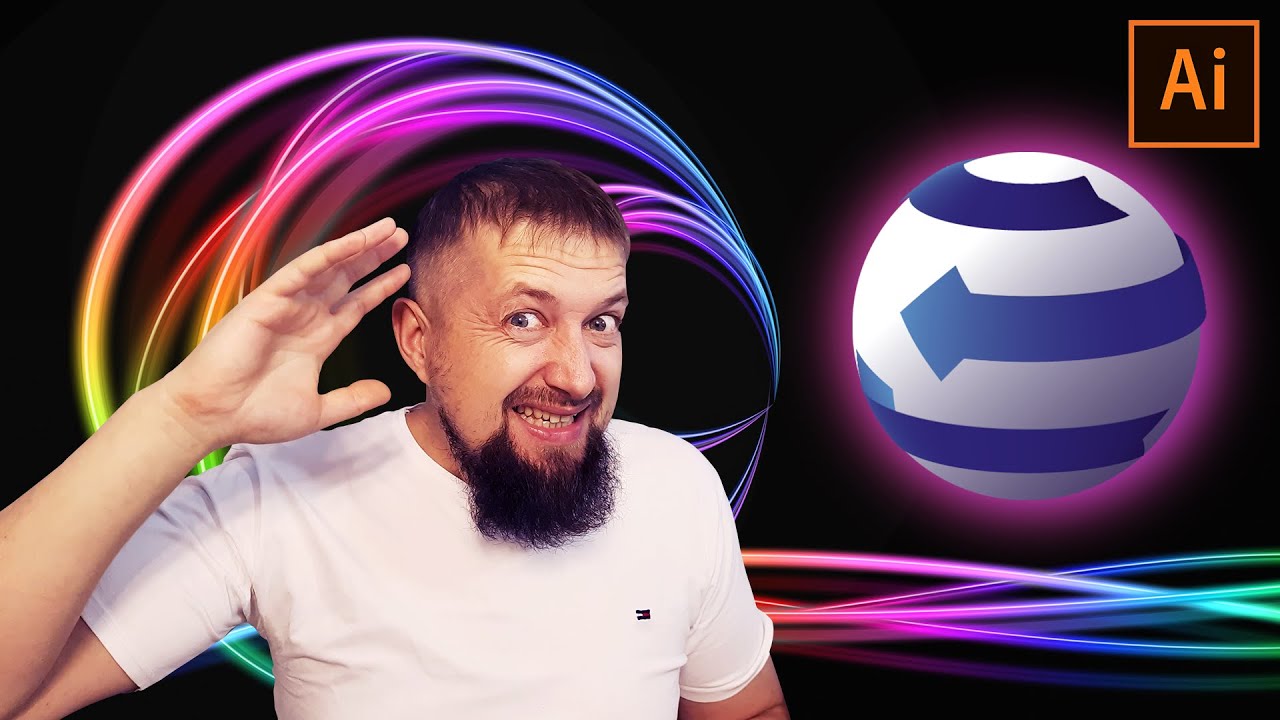 Крутой эффект вращения в иллюстраторе Сделает даже новичок за пару минут смотреть онлайн