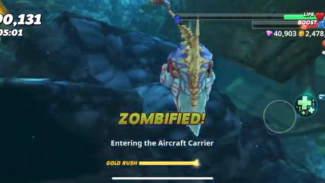 NEW ALPHA ZOMBIE SHARK IN PACIFIC ISLANDS ?- Hungry Shark World смотреть онлайн
