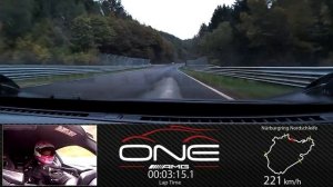 Mercedes-AMG ONE на Нюрбургринге