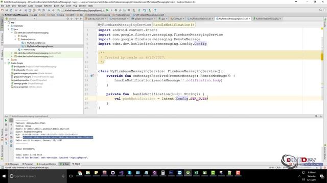 Android Kotlin Programing - Firebase Messaging смотреть онлайн