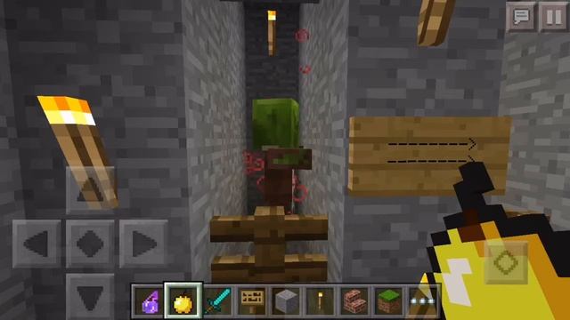 How To Cure A Zombie Villager - Minecraft Pocket Edition [0.13.1] - Tutorial смотреть онлайн
