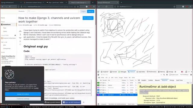 [3] Building a collaborative whiteboard | Django Typescript смотреть онлайн