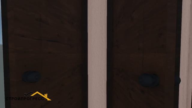 Проект дома 10 на 8 с тремя спальнями. Проекты домов. House project. смотреть онлайн